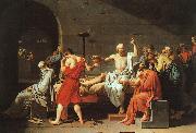 Jacques-Louis David The Death of Socrates painting